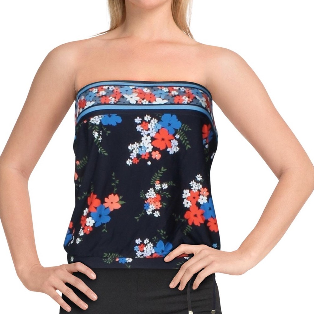 MICHAEL Michael Kors Womens Tankini Floral Bandini